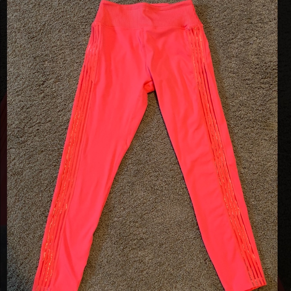 PINK x Victoria secret hot pink size small leggings!
